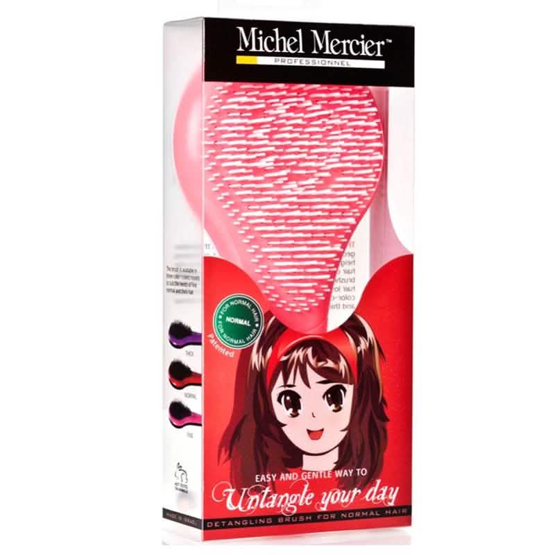 Michel Mercier Kids Detangling Brush Pink For Normal Hair DailySale