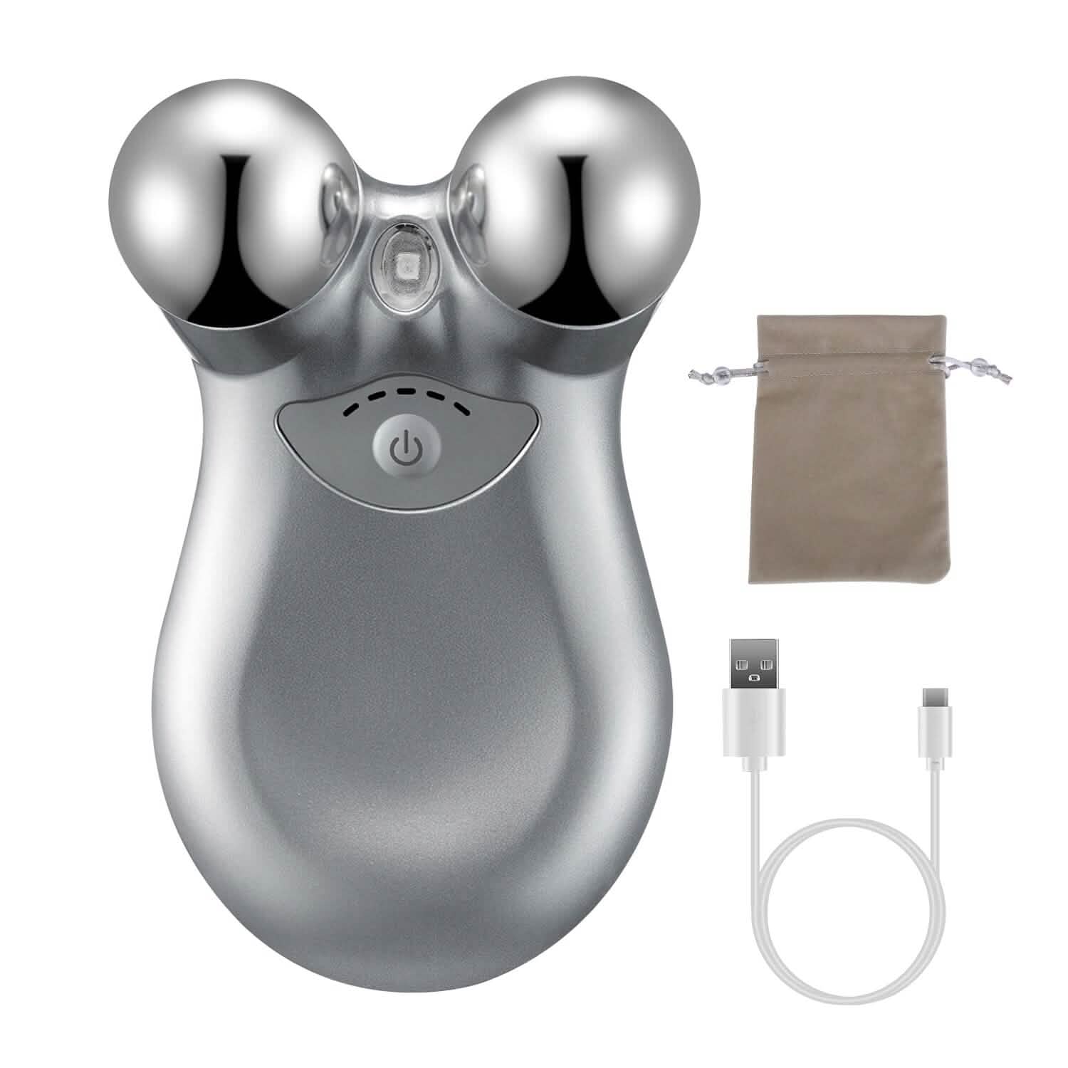 Micro-Current Face Massager Rechargeable Roller with 5 Gears DailySale