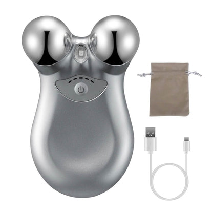 Micro-Current Face Massager Rechargeable Roller with 5 Gears DailySale