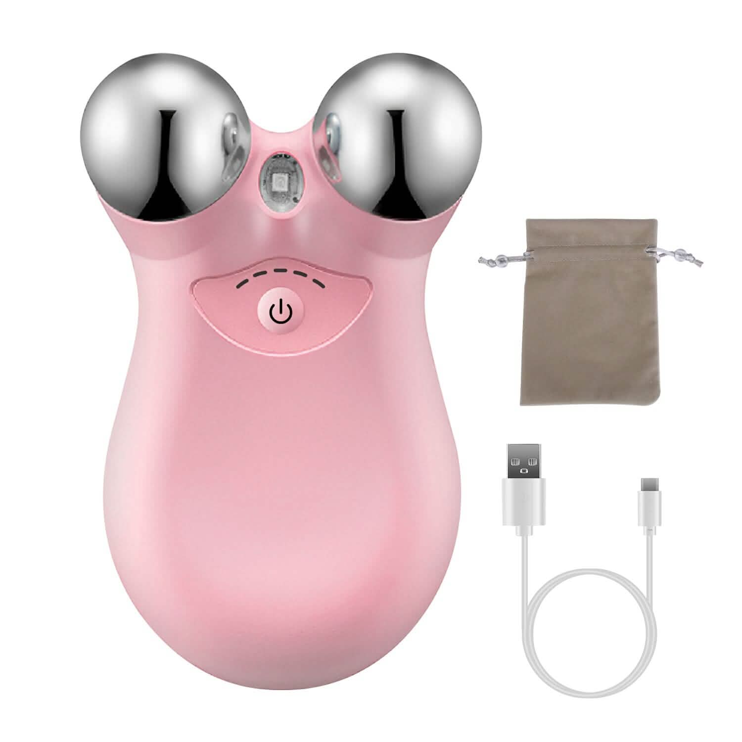 Micro-Current Face Massager Rechargeable Roller with 5 Gears DailySale