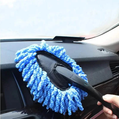 Microfiber Car Duster with Plastic Handle - Interior Cleaning Brush DailySale