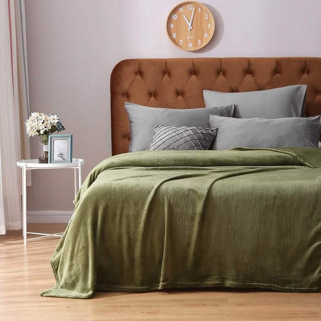 Microfiber Soft Fleece Blanket -Comfy for All Seasons DailySale