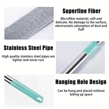 Microfiber Wet Dry Retractable Dusting Brush with Extension Rod DailySale