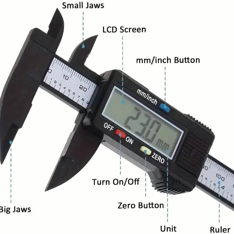 Micrometer Measuring Tool Digital Ruler DailySale