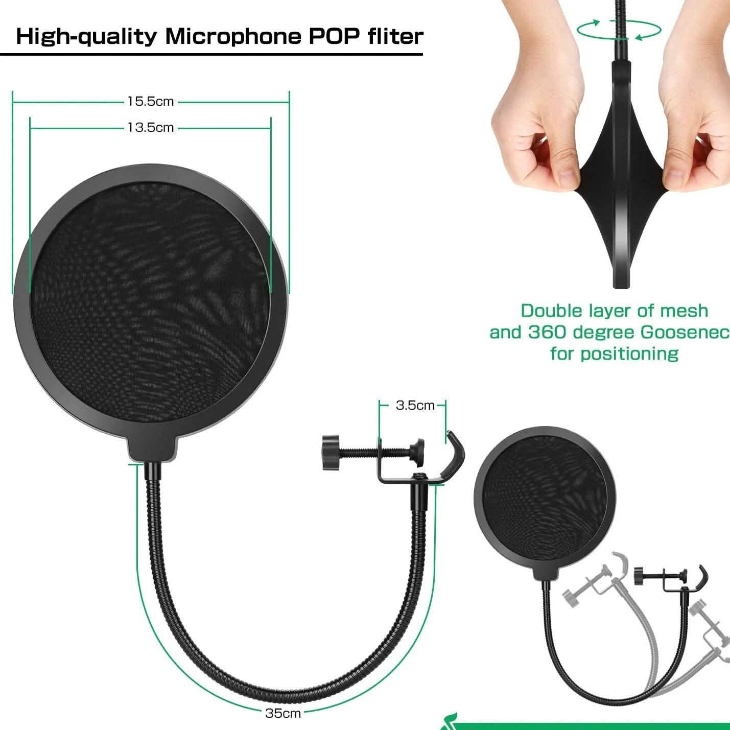 Microphone Arm Stand with Mic Boom Arm Stand DailySale