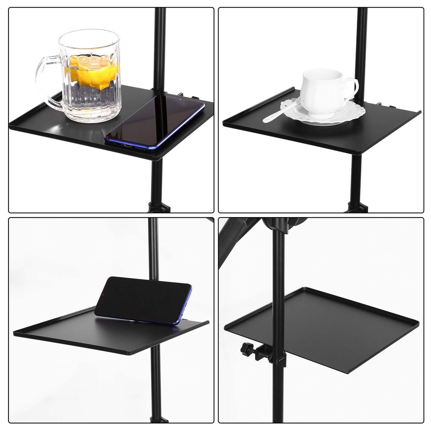 Microphone Stand Tray Clamp-on Rack Shelf Holder for Music Sheet DailySale
