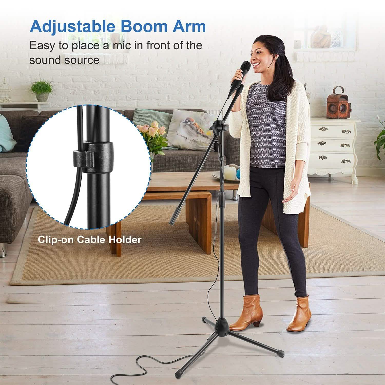 Microphone Stands Tripod Boom Mic Holders DailySale