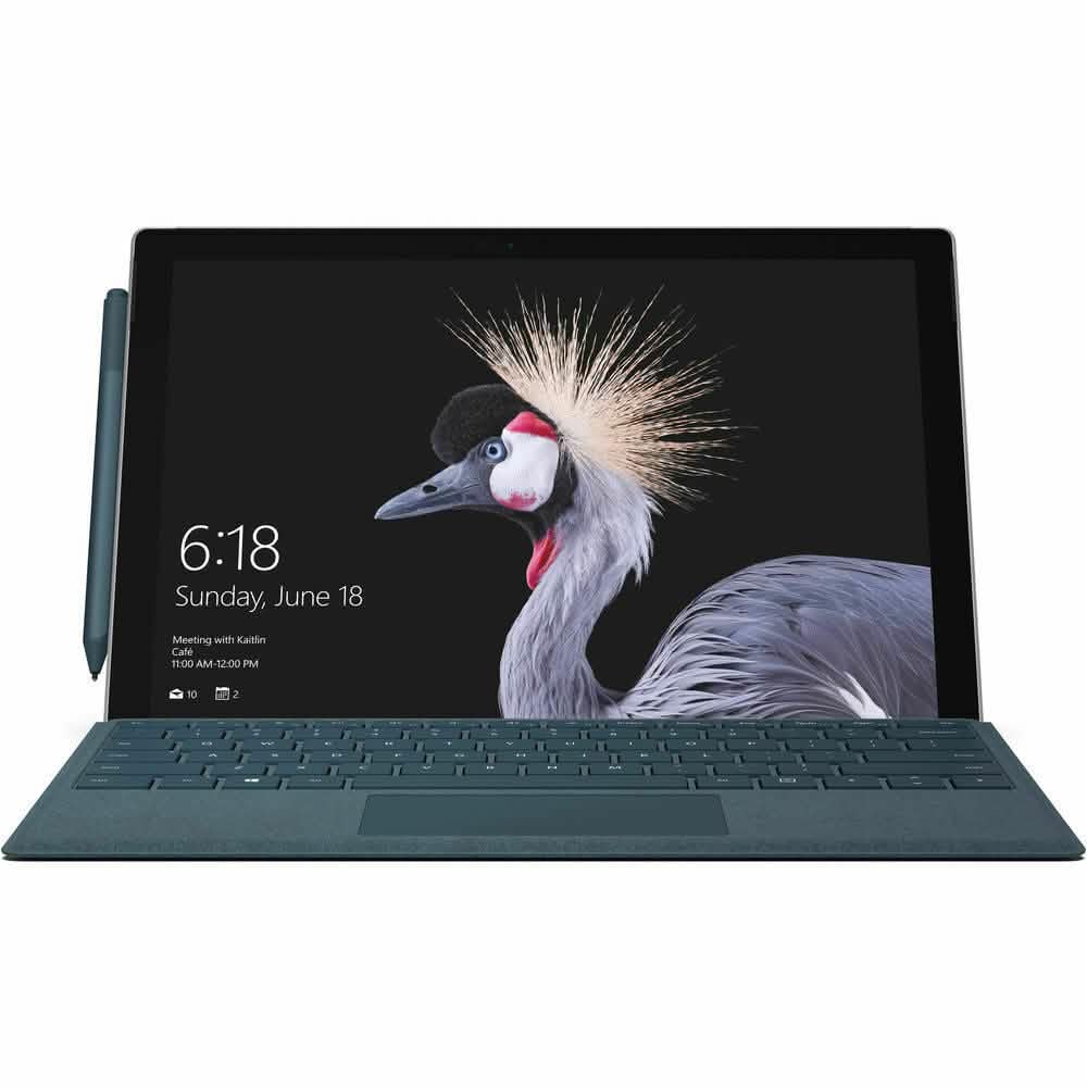 Microsoft Surface Pro 5 12.3" Core i5 4GB RAM 128GB SSD Silver FJT-00001 (Refurbished) DailySale