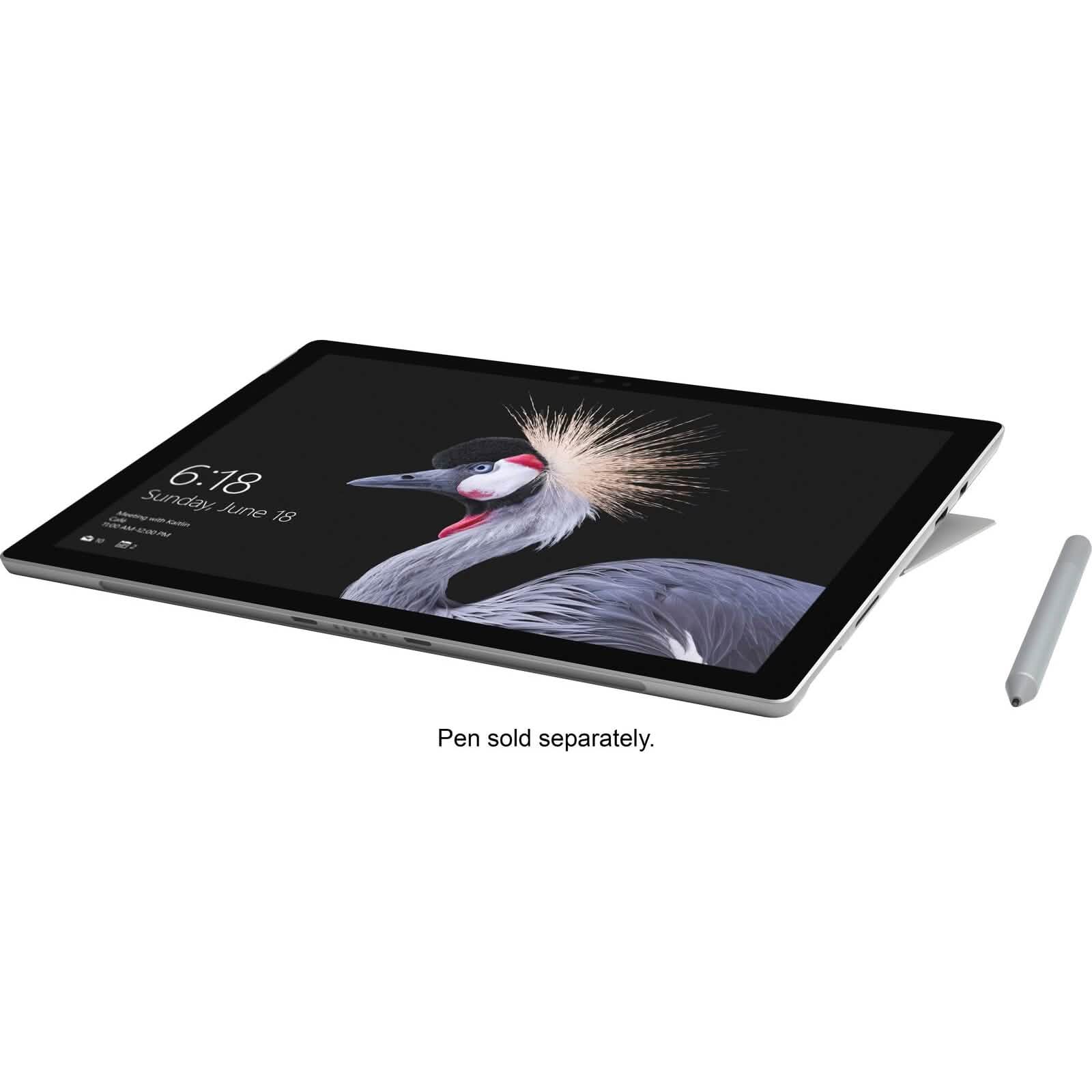 Microsoft Surface Pro 5 12.3" Core i5 4GB RAM 128GB SSD Silver FJT-00001 (Refurbished) DailySale