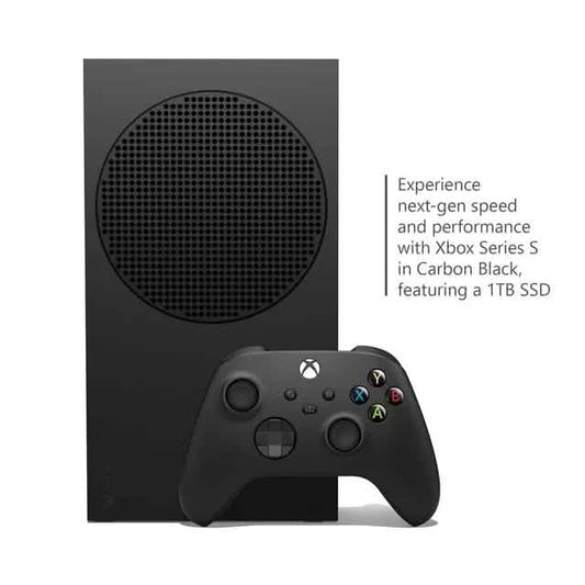 Microsoft Xbox Series S 1TB SSD Console Carbon Black Includes Xbox Wireless Controller (Refurbished) DailySale