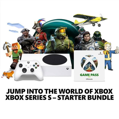Microsoft Xbox Series S 512GB All-Digital Starter Bundle Console (Refurbished) DailySale