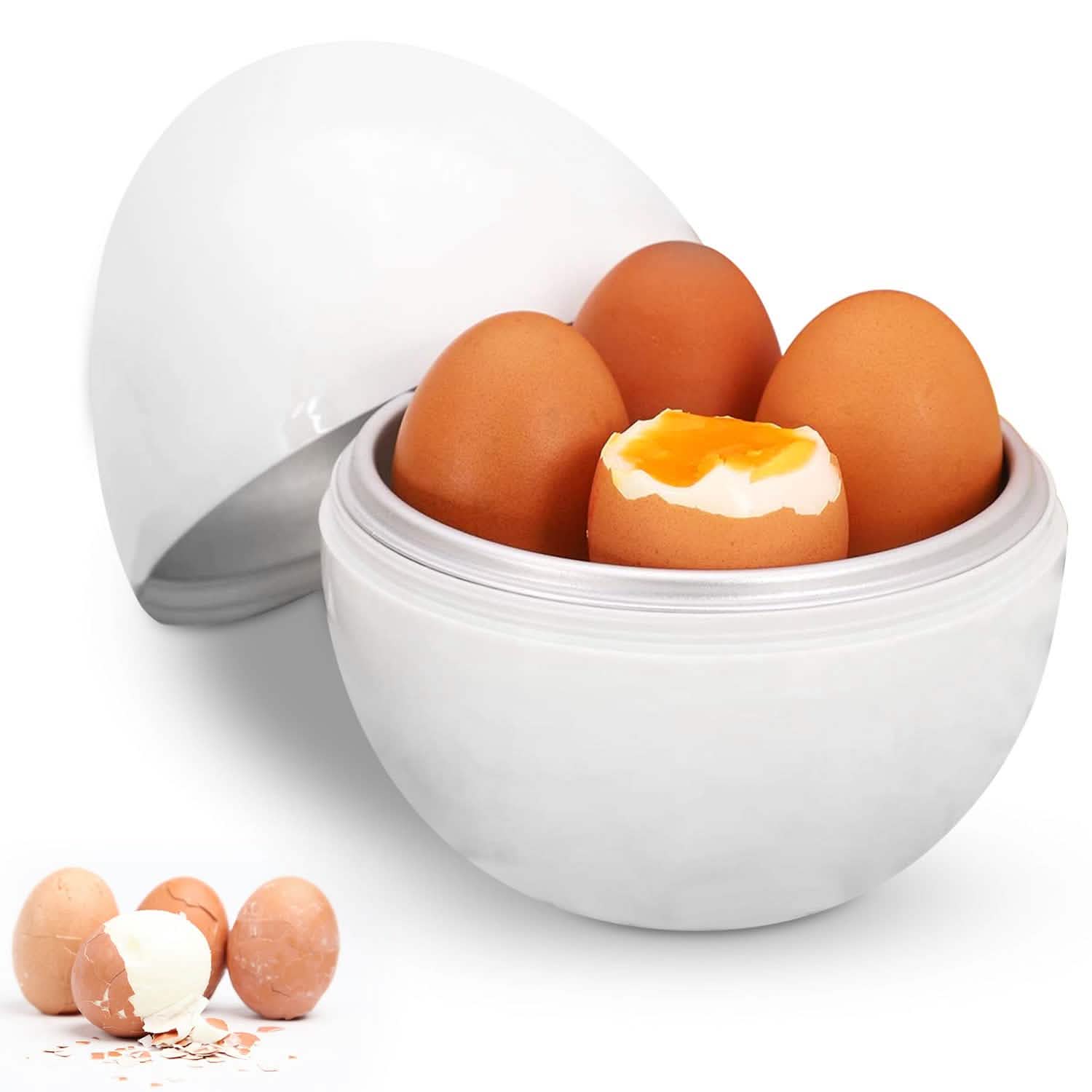 Microwave Egg Broiler Cooker Up to 4 Eggs DailySale