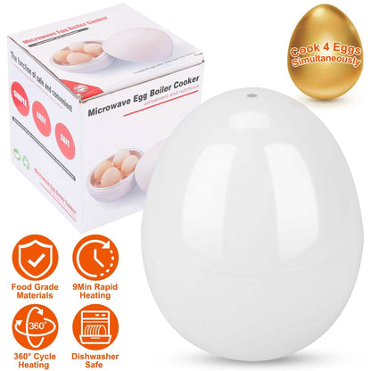 Microwave Egg Broiler Cooker Up to 4 Eggs DailySale