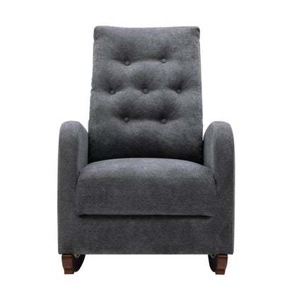 Mid-Century Modern Nursery Rocking Chair Armchair DailySale