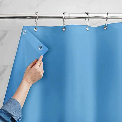 Mildew Resistant Heavyweight Vinyl Shower Curtain Liner with Magnets Metal Grommets DailySale