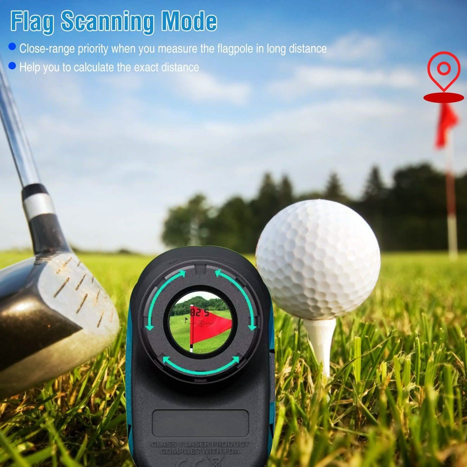 Mileseey Professional Precision Laser Golf Rangefinder DailySale
