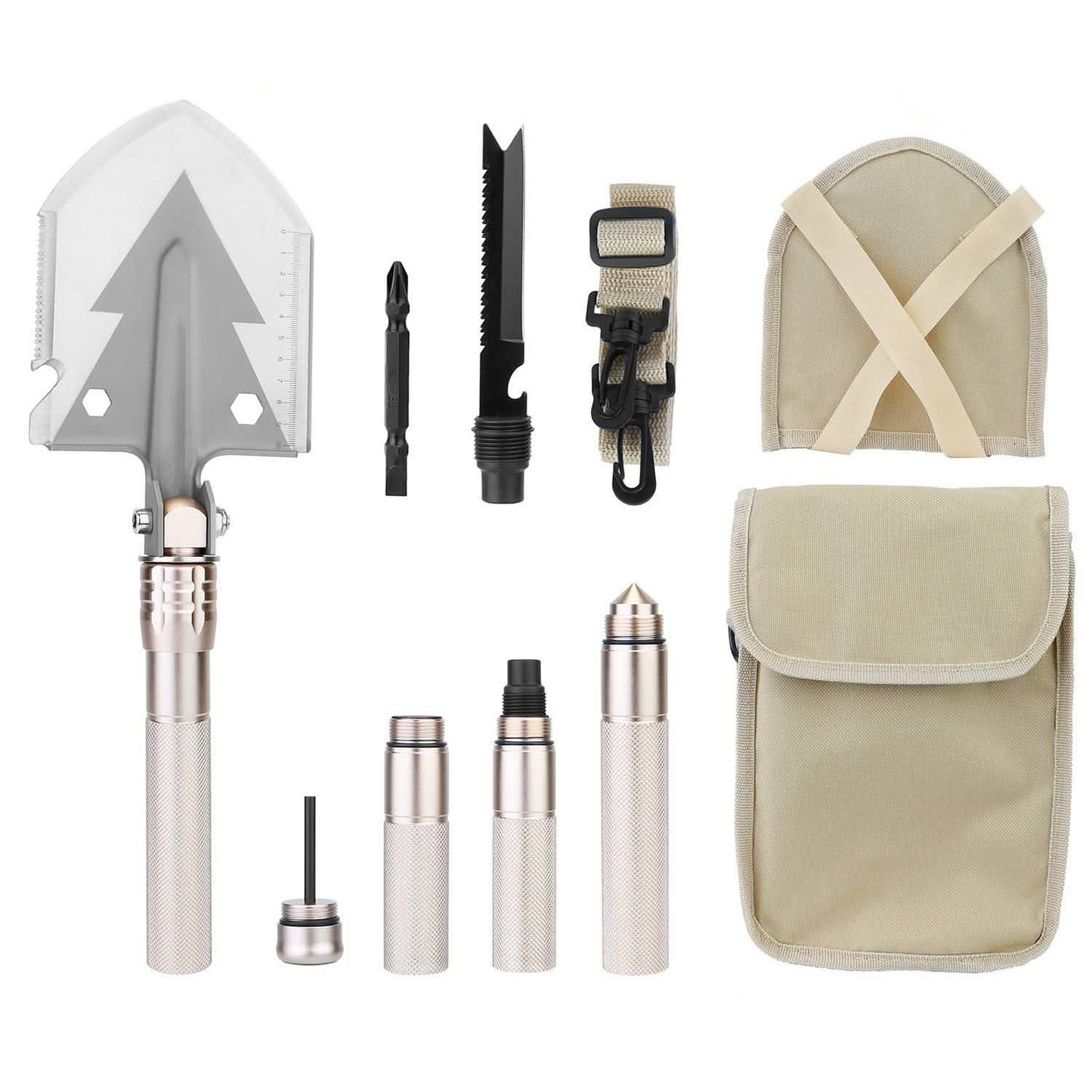 Military Folding Shovel Multifunctional Survival Emergency Spade Tactical Multitool DailySale