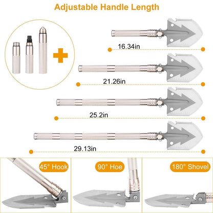 Military Folding Shovel Multifunctional Survival Emergency Spade Tactical Multitool DailySale