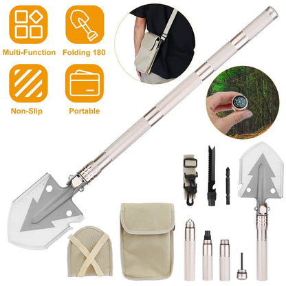 Military Folding Shovel Multifunctional Survival Emergency Spade Tactical Multitool DailySale