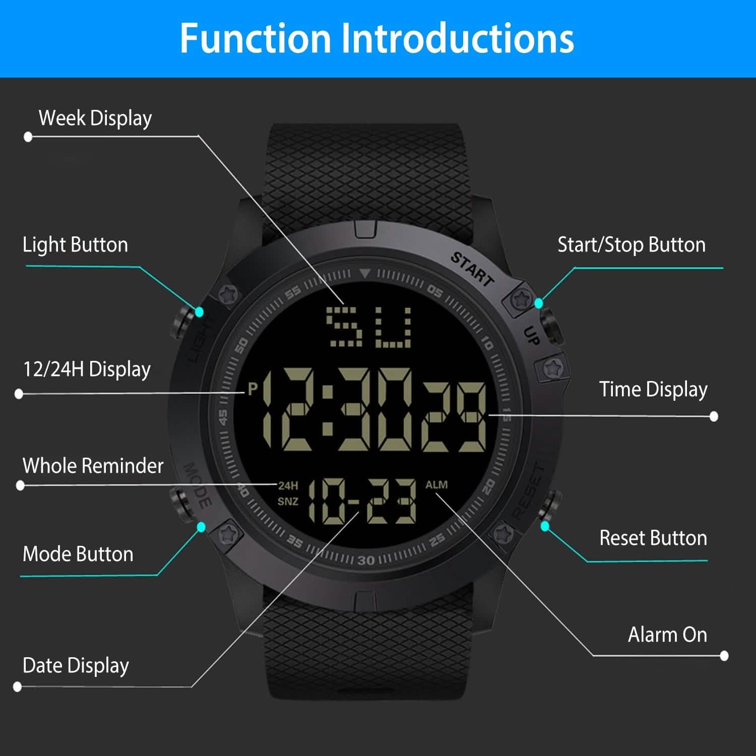 Military Wrist Watch with LED Backlight DailySale