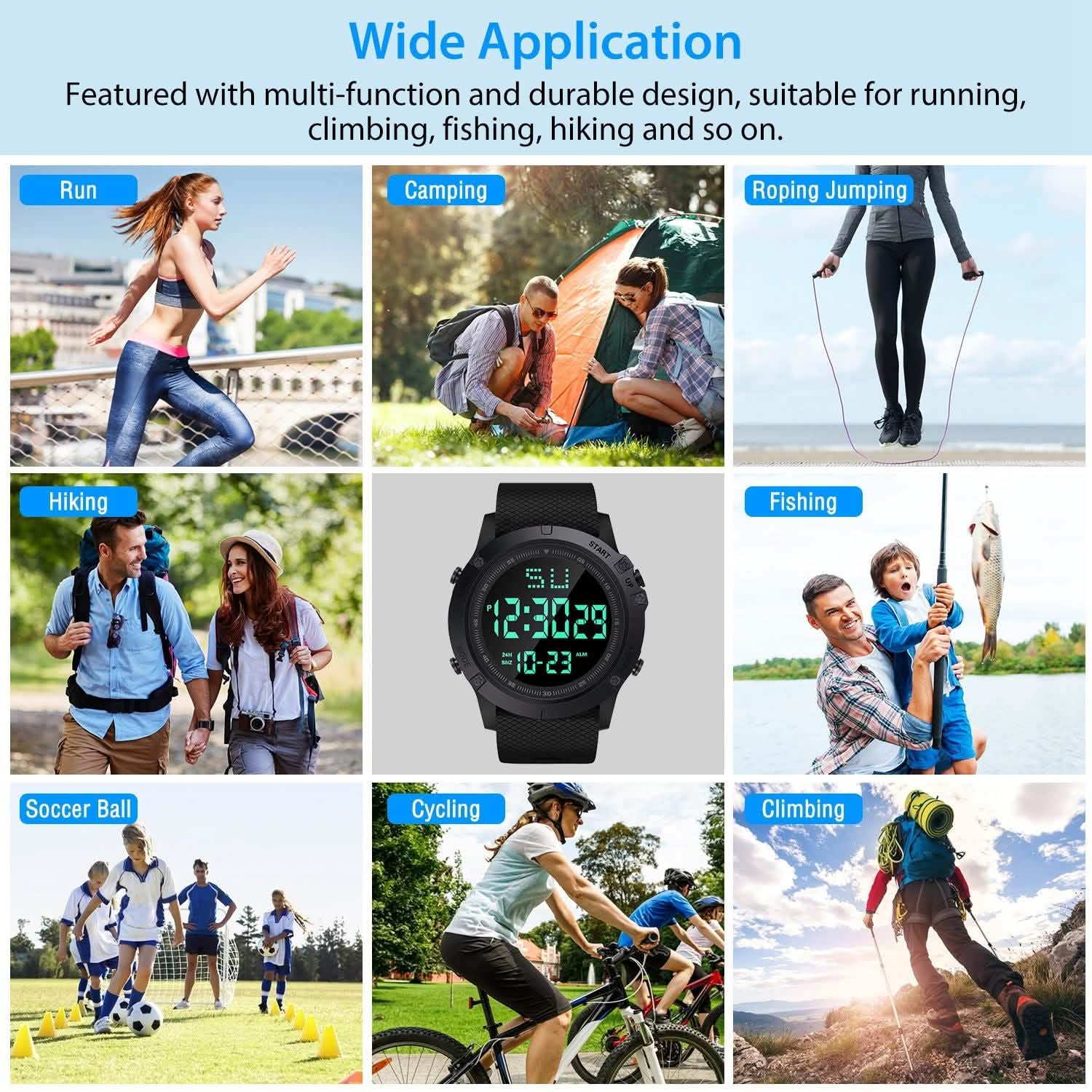 Military Wrist Watch with LED Backlight DailySale