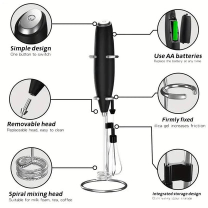 Milk Frother, Handheld Electric Mixer DailySale