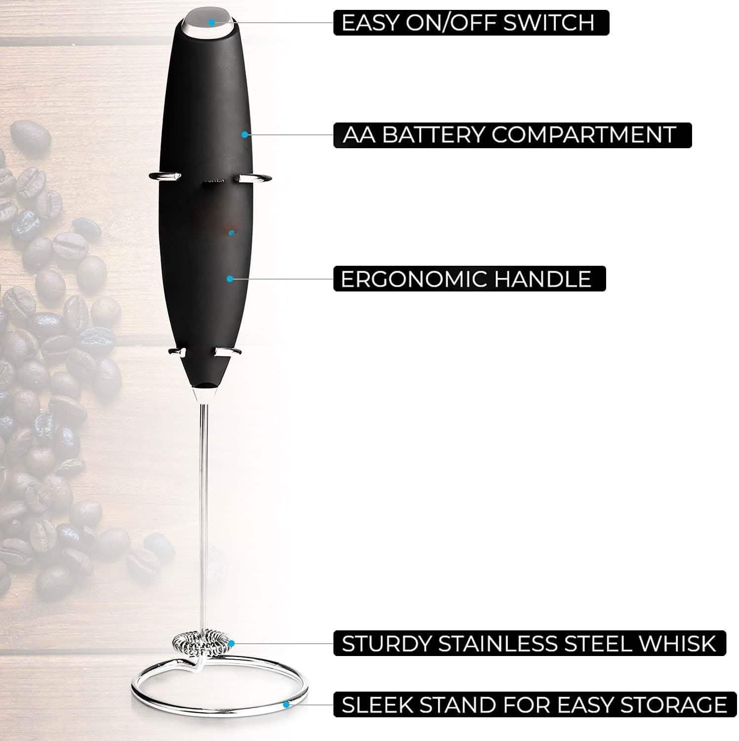 Milk Frother Handheld Foam Maker for Latte DailySale