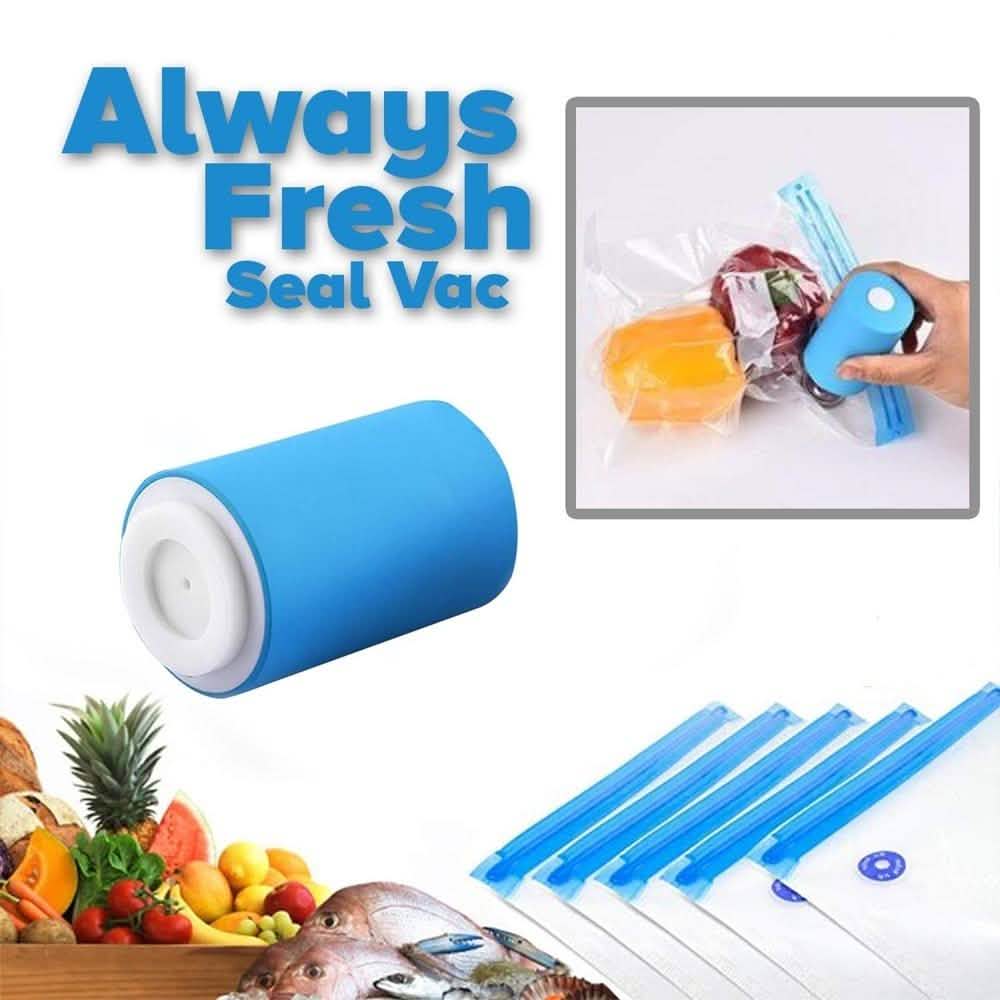 Mini Automatic Compression Vacuum Pump Portable Sealing Food Vacuum Sealer Bags DailySale
