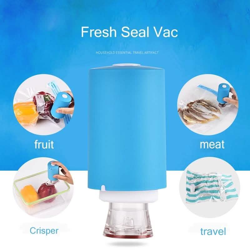 Mini Automatic Compression Vacuum Pump Portable Sealing Food Vacuum Sealer Bags DailySale
