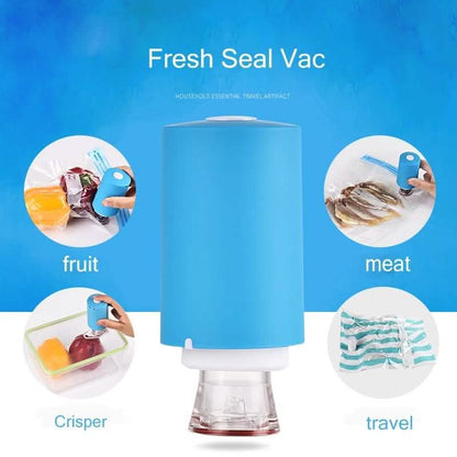 Mini Automatic Compression Vacuum Pump Portable Sealing Food Vacuum Sealer Bags DailySale