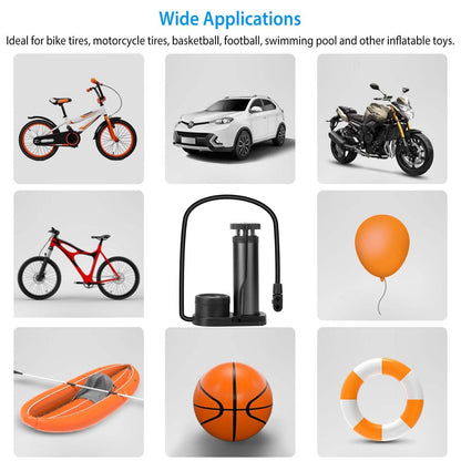 Mini Bike Foot Pump Portable Bicycle Tire Inflator DailySale