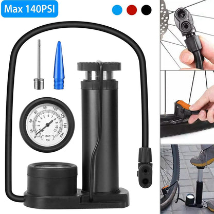 Mini Bike Foot Pump Portable Bicycle Tire Inflator DailySale