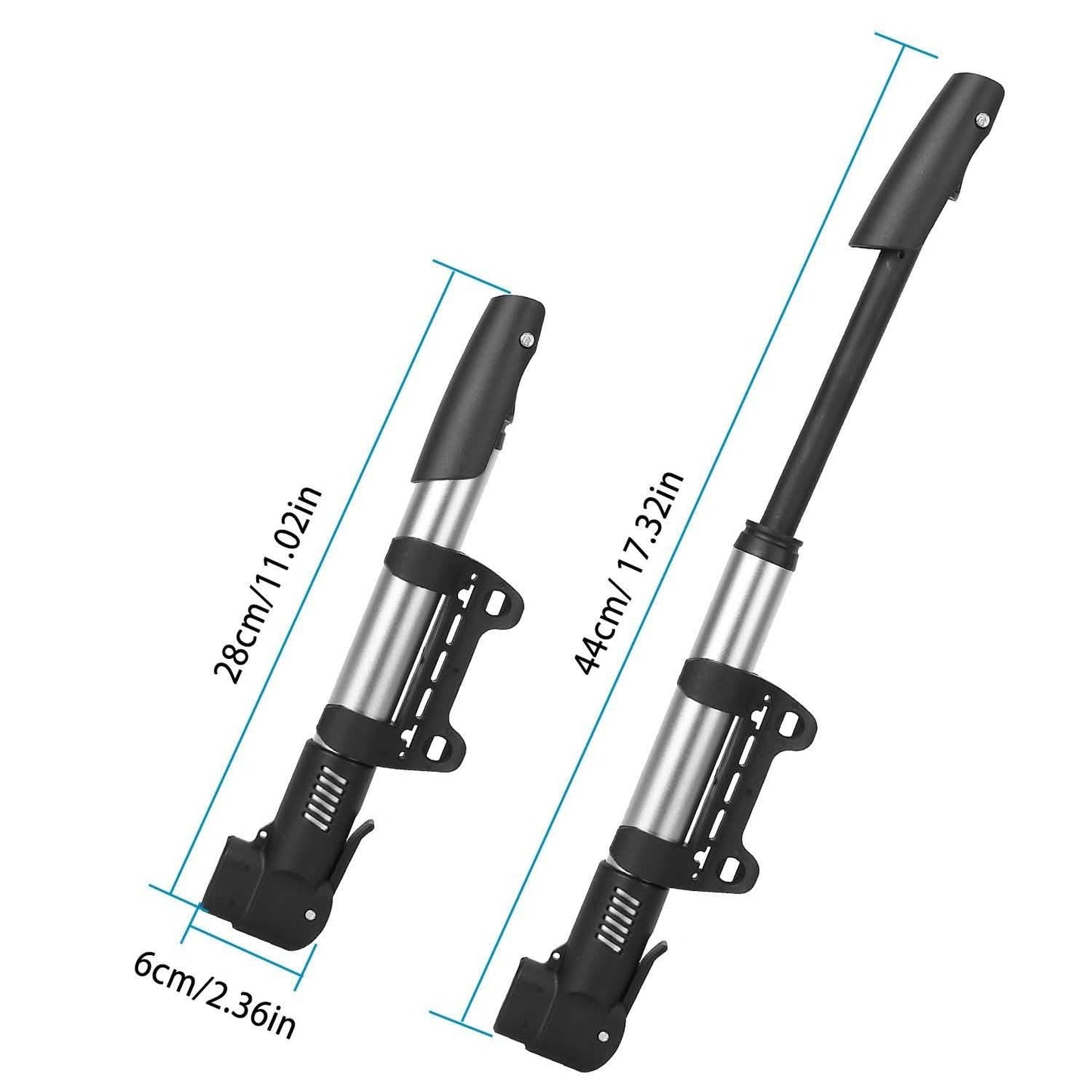 Mini Bike Pump Portable Bicycle Tire Inflator DailySale