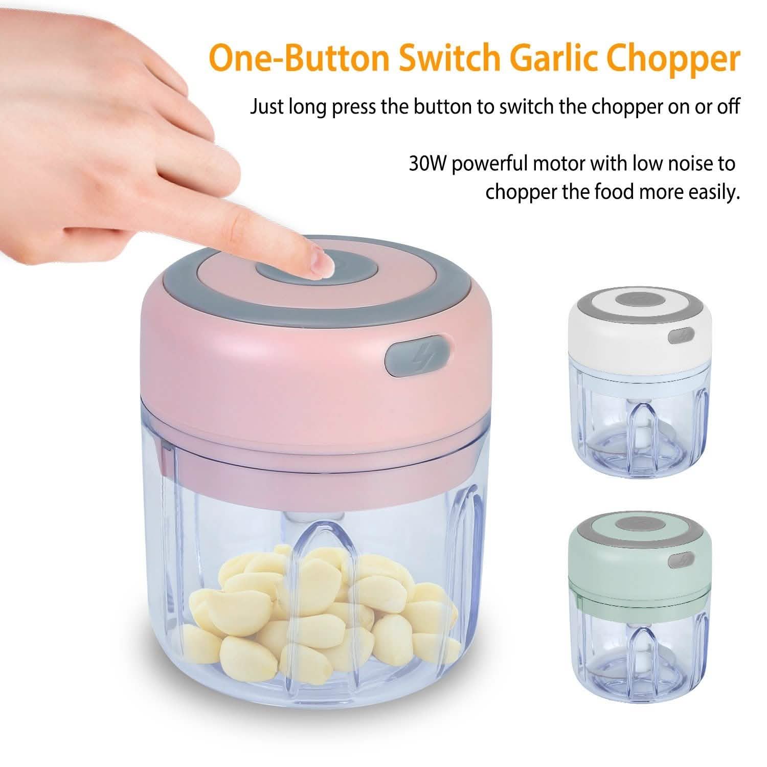 Mini Electric Cordless Garlic Chopper DailySale
