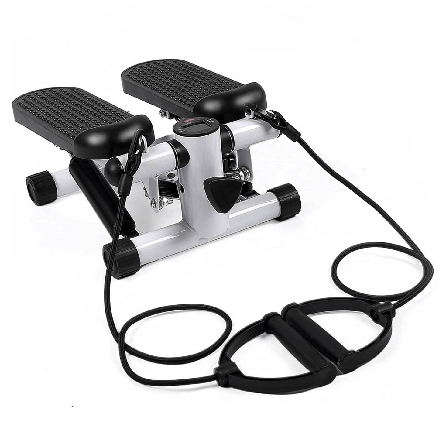 Mini Fitness Stepper with 2 Resistance Bands LCD Monitor DailySale
