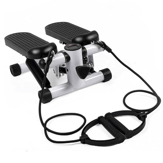 Mini Fitness Stepper with 2 Resistance Bands LCD Monitor DailySale