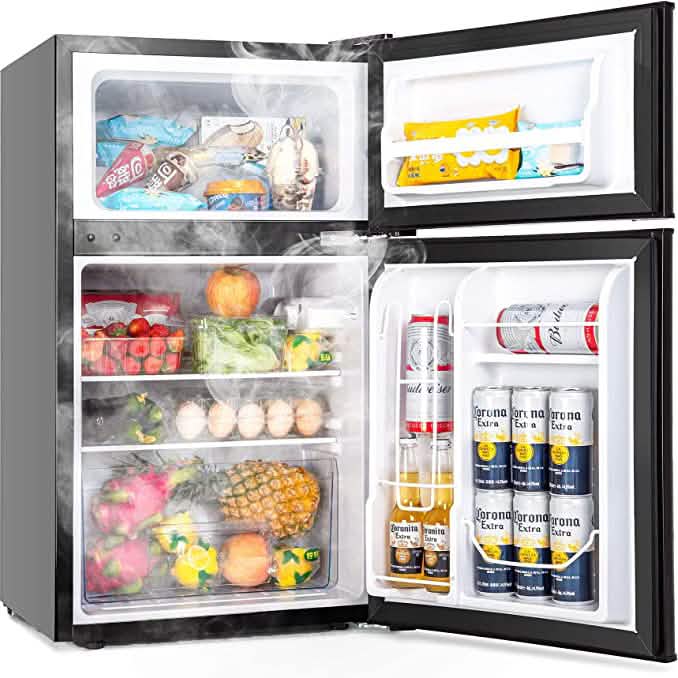 Mini Fridge with Freezer DailySale