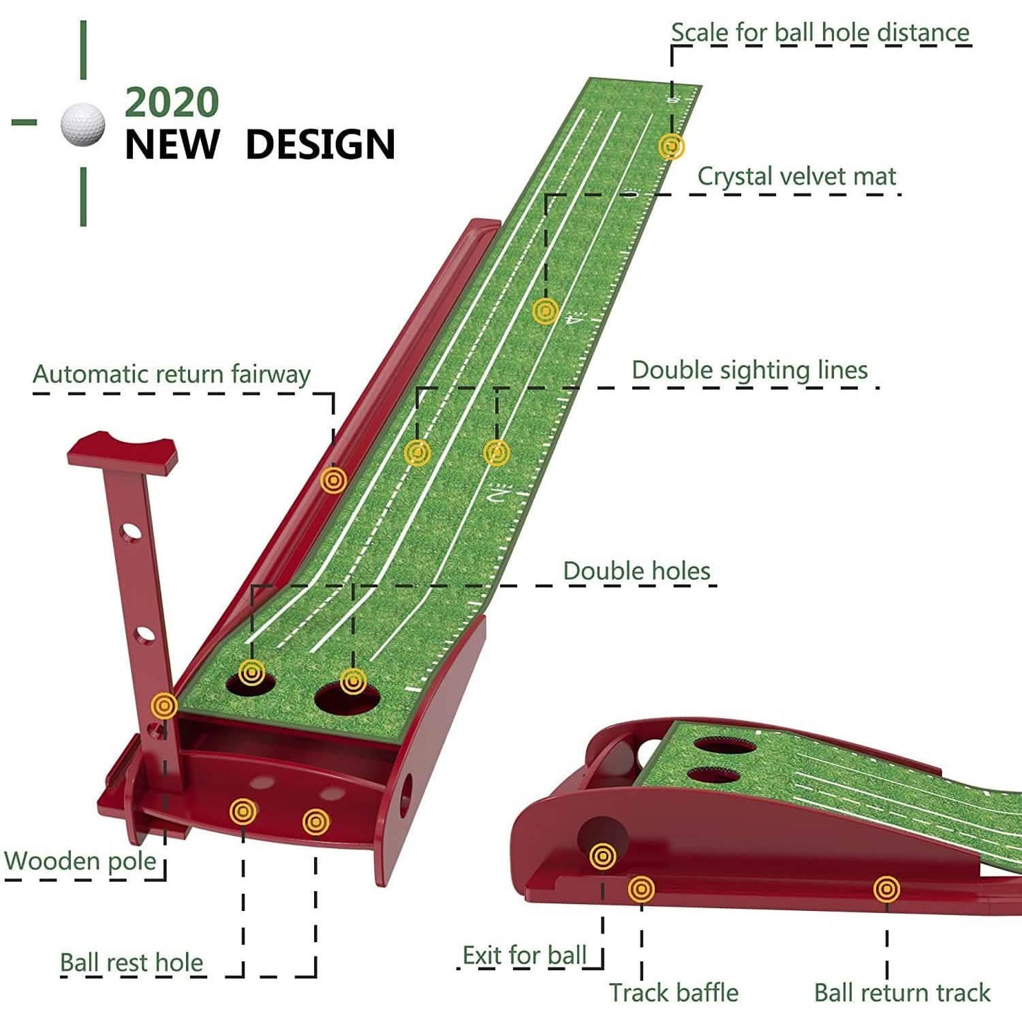Mini Golf Game Practice Equipment DailySale