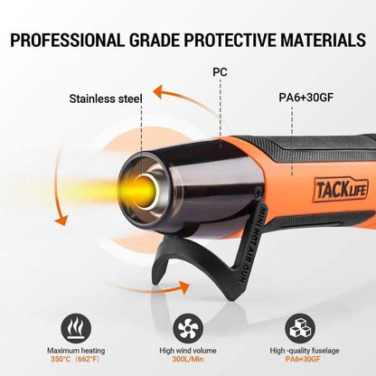Mini Heat Gun 350W/662°F Hot Air Gun with 6.56Ft Long Cable DailySale