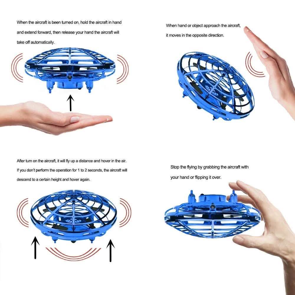 Mini Helicopter UFO RC Drone Infraed Hand Sensing Aircraft DailySale