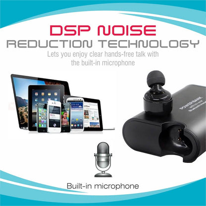 Mini Invisible Wireless Bluetooth 10.0 Stereo In-Ear Headset DailySale