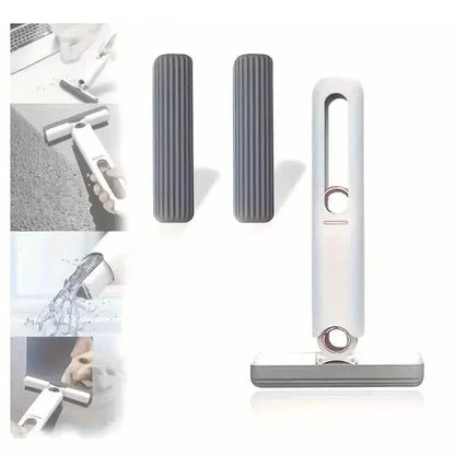 Mini Mop Sponge Mop Folding Home Cleaning Mops with Self-Squeezing DailySale
