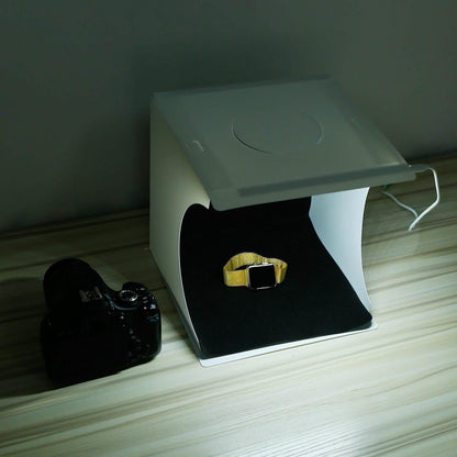 Mini Photo Studio Box Photography with 6 Color Backdrops DailySale