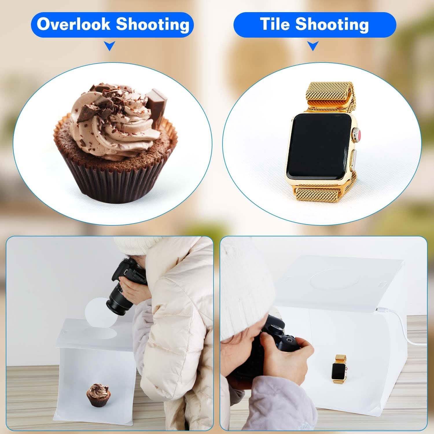 Mini Photo Studio Box Photography with 6 Color Backdrops DailySale