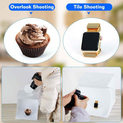 Mini Photo Studio Box Photography with 6 Color Backdrops DailySale