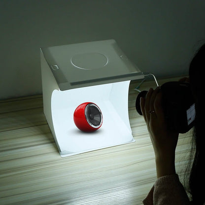 Mini Photo Studio Box Photography with 6 Color Backdrops DailySale