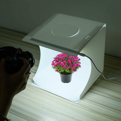 Mini Photo Studio Box Photography with 6 Color Backdrops DailySale