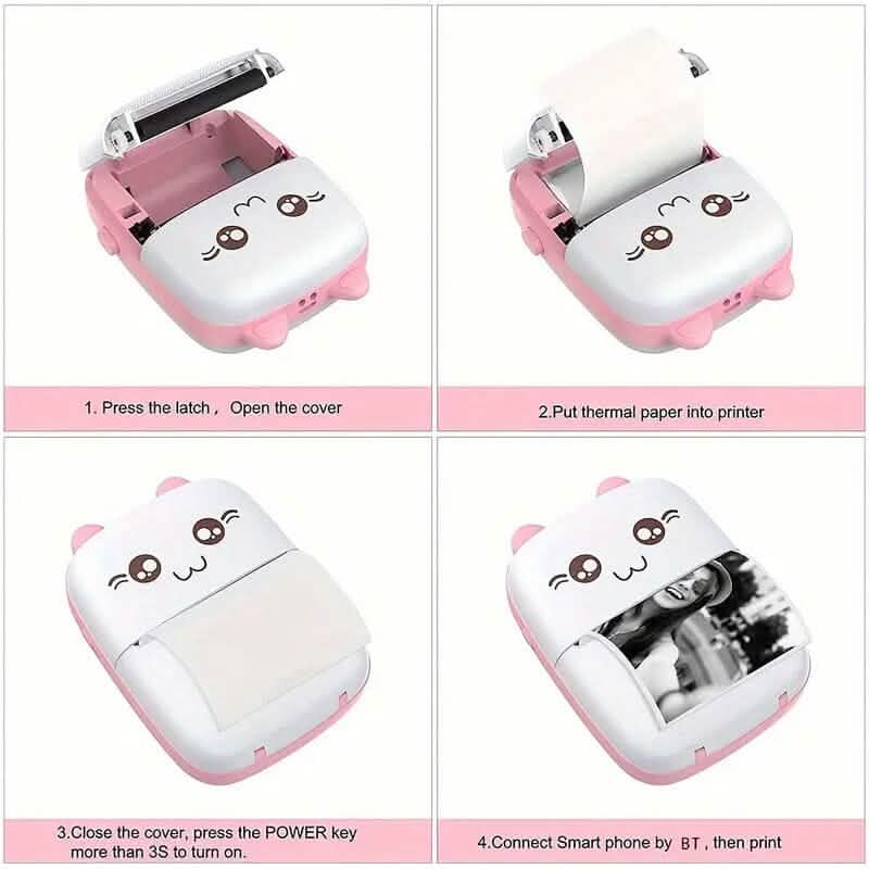 Mini Pocket Wireless BT Thermal Inkless Printer for Smartphones DailySale