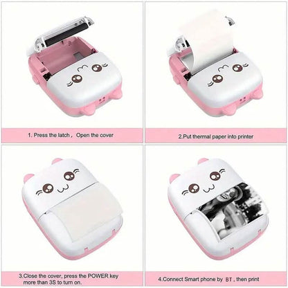 Mini Pocket Wireless BT Thermal Inkless Printer for Smartphones DailySale