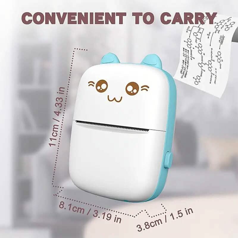 Mini Pocket Wireless BT Thermal Inkless Printer for Smartphones DailySale